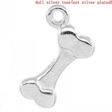 DoreenBeads Retail Charm Pendants Dog Bone Silver Color 17x11mm,50PCs 2024 - buy cheap