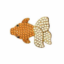 Botão de strass 28*21mm peixinho colorido para faça você mesmo convite de artesanato acessórios de decoração 50 tamanhos (pçs/lote) 2024 - compre barato