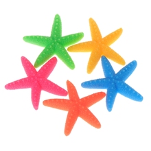 5 шт аквариума искусственные красочные морские звезды украшения аквариумные украшения смолы 2024 - купить недорого