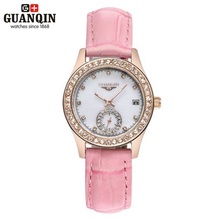 Diamond Luminous GUANQIN Watch Woman Hardlex Quartz Watch Luxury Brand Watch Women 30m Waterproof Stainless Steel Sale Watches 2024 - buy cheap