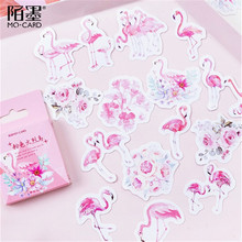 45pcs/pack Pink flamingo Memo Stickers Pack Posted It Kawaii Planner Scrapbooking Stickers Stationery Escolar School Supplies 2024 - купить недорого