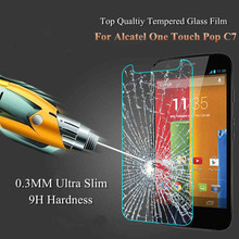 0.3mm 2.5D Screen Tempered Protector Glass 2.5D Film For Alcatel One Touch Pop C7 7040D 7041D Vetro Temperato Guard Ecran Verre 2024 - buy cheap