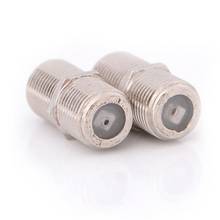 10pcs F Type Coupler Adapter Connector Female F/F RG6 Coax Coaxial Cable SMA RF Coax Connector Plug 2024 - buy cheap