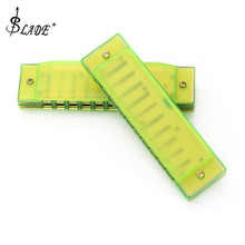 10 Hole 20  Tone Blues Colorful Harmonica ABS Resin Mouth Organ Children's Toy Musical Instruments 2024 - buy cheap