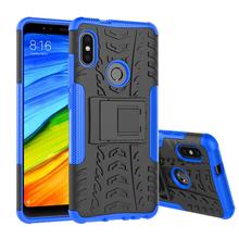 Capa armadura rígida, capa de silicone dupla camada, à prova de choque, para xiaomi redmi note 5 pro note5 pro 5pro 2024 - compre barato