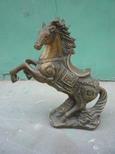 Rare old Qing Dynasty copper Statue/ Sculpture--Flying horse,with mark,best collection&adornment,free shipping 2024 - buy cheap