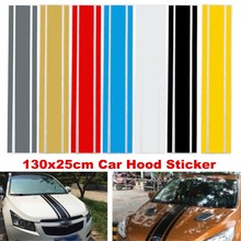 Car-Styling Decal Sticker Auto Motorcycle SUV Hood Engine Cover Vinyl DIY Decor Stripe Emblem Bandage Auto Accessories 2024 - buy cheap