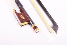Yinfente 4/4 Violin Bow Carbon Fiber Snakewood Frog Flower Shell inlay Natural Mongolia horse Tail Well balanced Full size 2024 - buy cheap