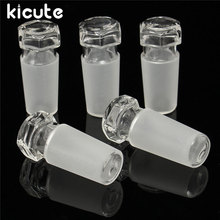 Kicute новый бренд 5 шт. боросиликатное стекло стоппер наземное соединение лабораторная Бутылка пробка лабораторные бутылки химия стеклянная посуда 24/40 24/29 2024 - купить недорого