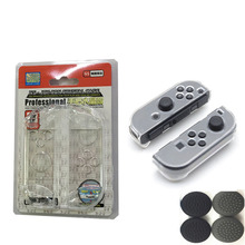 Nintendo Switch-Joy-con NS Controller, funda protectora de cristal transparente desmontable, cubierta Utral Slim 2024 - compra barato