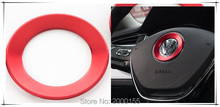 Car Steering wheel adornment ring Stickers For vw golf passt jetta mk5 mk6 mk7 Volkswagen POLO TIGUAN Touareg R-Line accessories 2024 - buy cheap