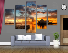 Modern Giclee Print Sydney Opera House 5 panels Canvas Painting Printed on Canvas for Home Decoration Pictures Wall Art No Frame 2024 - buy cheap