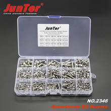 500pcs M3 M4 M5 A2 Stainless Steel ISO7380 Button Head Allen Bolts Hexagon Socket Screws With Nuts Assortment Kit NO.2346 2024 - buy cheap