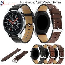 Strap Watchband 22mm Leather Wriststrap For samsung Galaxy watch 46mm Gear S3 Classic Wristband For Huawei Watch GT GT2 46mm 2024 - buy cheap