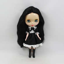 Free shipping cost Nude Blyth Doll, black hair ,Factory doll , Fashion doll Suitable For DIY Change BJD Toy For Girls 2024 - buy cheap