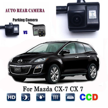 Car Rearview camera For Mazda CX-7 CX 7 CCD/Night Vision/License plate light camera/Rear View Camera  + RCA camera Backup 2024 - купить недорого
