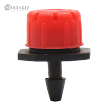 MUCIAKIE 1000PCS Red Adjustable 8-Hole Dripper with 1/4'' Barb Connecter Garden Irrigation Water Dropper Emitter for Soil Plants 2024 - buy cheap