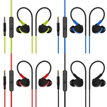 3.5mm Wired in ear Earphone Sport Stereo Super Clear Headset with Mic Earbuds for iPh 6s Xiaomi Mobile Phones 2024 - buy cheap