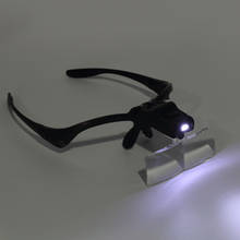 Eyewear 3.5X Lens Adjustable Loupe Headband Magnifying Glasseyelash Magnifier with LED Jeweler Watch Repair Lupa 2024 - buy cheap