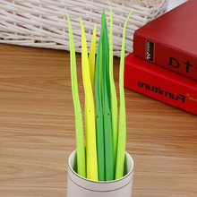 100 Pcs Creative Small Fresh Simulation Grass Gel Pen Cute Student Soft Quality Office Signature Pen Kawaii School Supplies 2024 - buy cheap