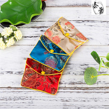 5Pcs/lot Jewels Organizer Jewelry Storage Bags Silk Chinese Tradition Pouch Purse Gifts Random Color 2024 - buy cheap