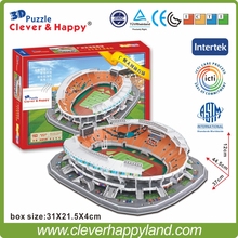 China FC  Stadium 3D Puzzle Model Paper Guangzhou Tianhe' stadium DIY puzzle paper model 2024 - buy cheap