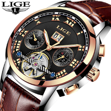 Relogio Masculino LIGE Mens Watches Top Brand Luxury Men's Automatic Mechanical Watch Men's Fashion Business Waterproof Watch 2024 - buy cheap