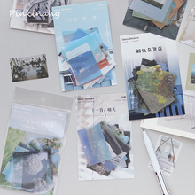 Pegatinas de papel con estilo INS para decoración de diario, etiqueta adhesiva Kawaii coreana para álbum de recortes, vida diaria, 40 hojas 2024 - compra barato