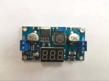 Lm2596 voltímetro de led lm2596s, módulo de fonte de alimentação ajustável com display digital, kit diy 2024 - compre barato