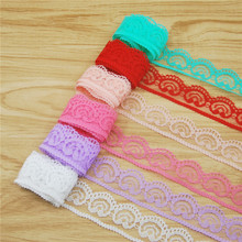22mm Polyester Lace Trim  Fabric Sewing Accessories Cloth Wedding Decoration Ribbon Craft Supplies Multi Color 100yards L5002-1 2024 - buy cheap