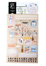 New 1 pcs/set sweet paris life designs paper sticker Scrapbooking Decoration label Wholesale 2024 - купить недорого