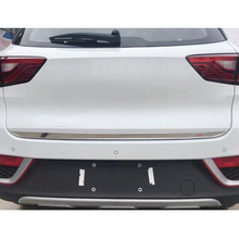 Stainless Steel Rear Tailgate Trunk Back Door Cover Trim For MG ZS 2017 2018 2019 Car Accessories Silver/Red/Blue Logo 2024 - buy cheap