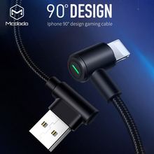 Mcdodo For Apple X 8 7 6 5 6s Plus 90 degree USB charger Cable fast Charging LED Mobile Cable  for iPhone Lightning Data Cord 2024 - buy cheap