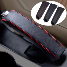 Car Auto Accessories Handbrake Cover Genuine Leather Cover For Ford Kuga Escape 2013 2014 2015 Pu Leather 1pc Per Set 2024 - buy cheap