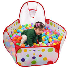 Piscina de juguete portátil para niño pequeño, bola para niño pequeño, tienda de juegos para bebé, juego interior y exterior, juguete educativo, novedad de 2019 2024 - compra barato