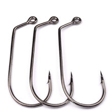 100pcs Jig Head Fishing Hook Fishhook Saltwater Bass Tackle Sand Eel Slugs Worms 2024 - buy cheap