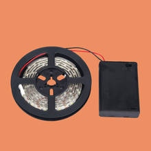 100 см 3528SMD Светодиодные ленты IP65 Водонепроницаемый DIY ТВ фон Аккумулятор для осветительных приборов коробка 2024 - купить недорого