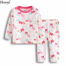 Pink Butterfly Baby Girls Sleepwear Cotton Long Sleeve Autumn Newborn Sleep SetS Children Pajamas Long Sleeve Tee Shirts Pants 2024 - buy cheap