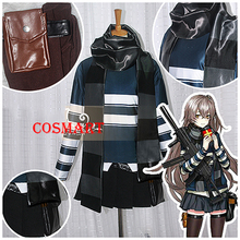 [Customize] Game Girls Frontline UMP45 Cosplay Costume Uniform Dress For Halloween Carnival Outfit 2024 - buy cheap