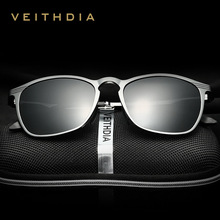 VEITHDIA-gafas de sol Unisex, lentes Retro de aluminio y magnesio polarizadas, Vintage, accesorios, 6630 2024 - compra barato