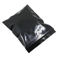 7cm*10cm Black Resealable Zipper Top Event Plastic Packing Pack Bag Grip Seal Ziplock Poly Package Packaging Pouch 300Pcs/Lot 2024 - buy cheap