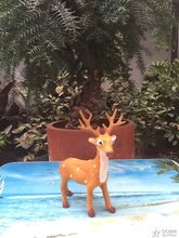 Cerca de 20x16 cm simulação de cervo modelo duro decoração de casa presente de natal h1166 2024 - compre barato