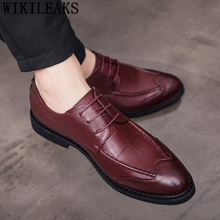 Zapatos de vestir hombres clásicos coiffeur oxford zapatos para hombres marca italiana hombres zapatos formales cuero sapato oxford masculino ayakkabi 2024 - compra barato