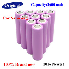 10 pcs/lot Original For Samsung 18650 2600mAh ICR18650-26HM Li-ion 3.7v Battery Rechargeable battery Flashlight batteries 2024 - buy cheap