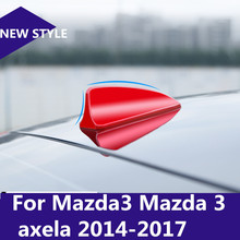 Antena tipo aleta de tiburón de coche, antenas de señal de Radio de coche, antenas de techo para Mazda3, Mazda 3, axela 2014-2018 2024 - compra barato