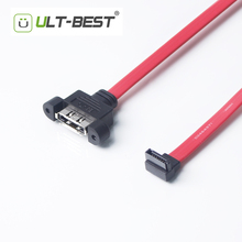 ULT-BEST SATA to eSATA Cable 6Gbps Shielded Extender Extension HDD Cable with Bracket  Red 20CM 2024 - buy cheap