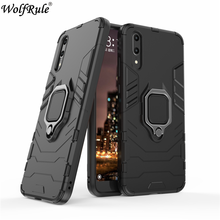 Funda magnética para teléfono de coche funda para Huawei P20 3 en 1 anillo de dedo funda para Huawei P20 funda Celular para Huawei P20 2024 - compra barato