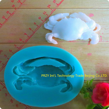 Silicone Forms Crab Shaped Chocolate Silicone Molds Sea Mold Fondant Sugarcraft Cake Mold Decoration Mold Aroma Stone Moulds 001 2024 - buy cheap