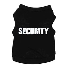 SECURITY Puppy Dog Vest 100% Cotton Sleeveless Summer Dress Costume T-shirt Clothing For Small Dogs-Protection 2024 - buy cheap