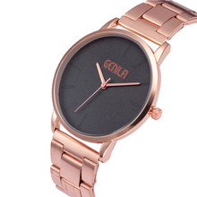 Relógios de luxo Mulheres Relógios de Quartzo Da Forma do Aço Inoxidável Relógio Banda Quartzo Analógico Rodada Relógio de Pulso Relogio feminino 2018 2024 - compre barato